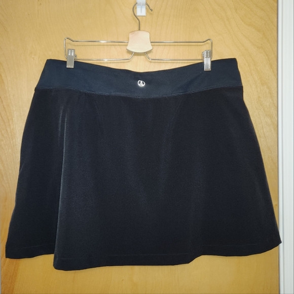 Land's End 1X 16W-18W Tennis Skort Skirt Lined Shorts Pockets - Picture 2 of 7